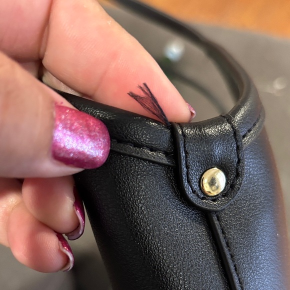 Nanette Lepore black Leather Tote NWOT - Picture 10 of 11